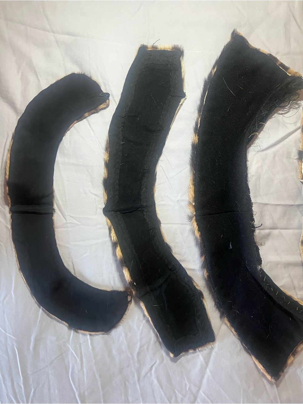 Vintage Leopard Print Genuine Fur Collar Collection - Natural Golden Brown Spots - Picture 10 of 16